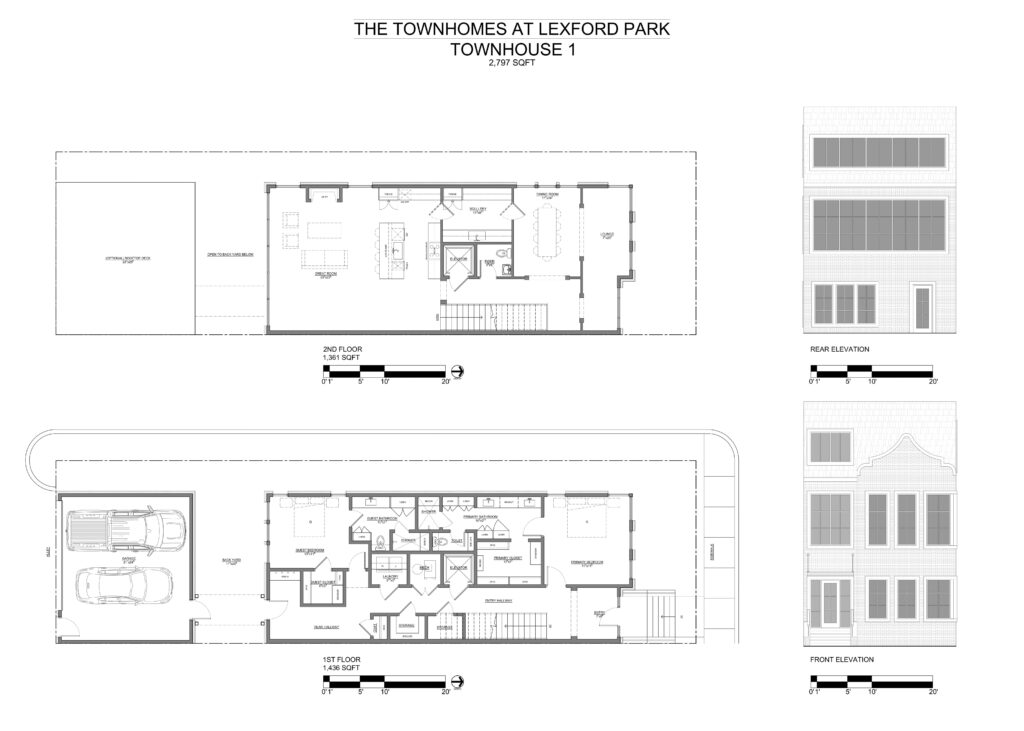 Townhome Floorplan 1