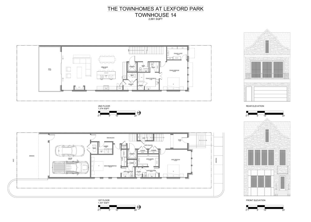 Townhome Floorplan 14