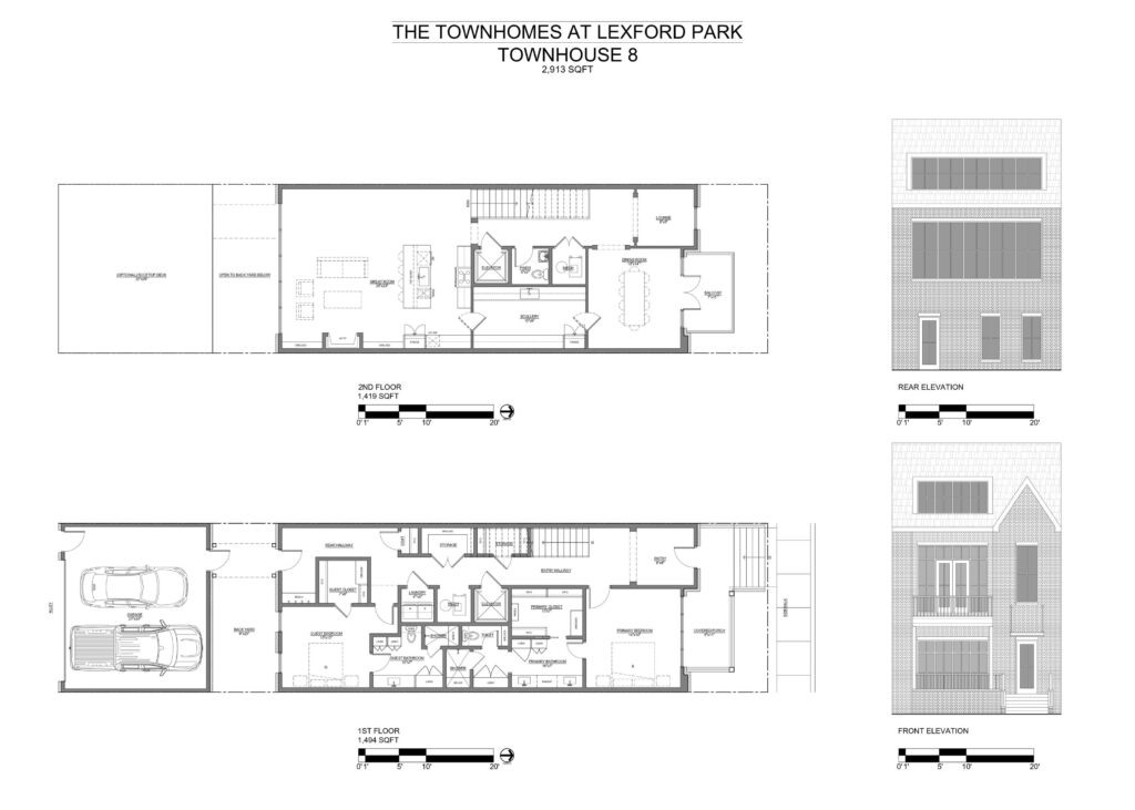 Townhome Floorplan 8